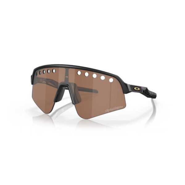 Oakley Sutro Lite Sweep Troy Lee Designs Serie Schwarzer Rahmen Braune Linse Fahrradbrillen