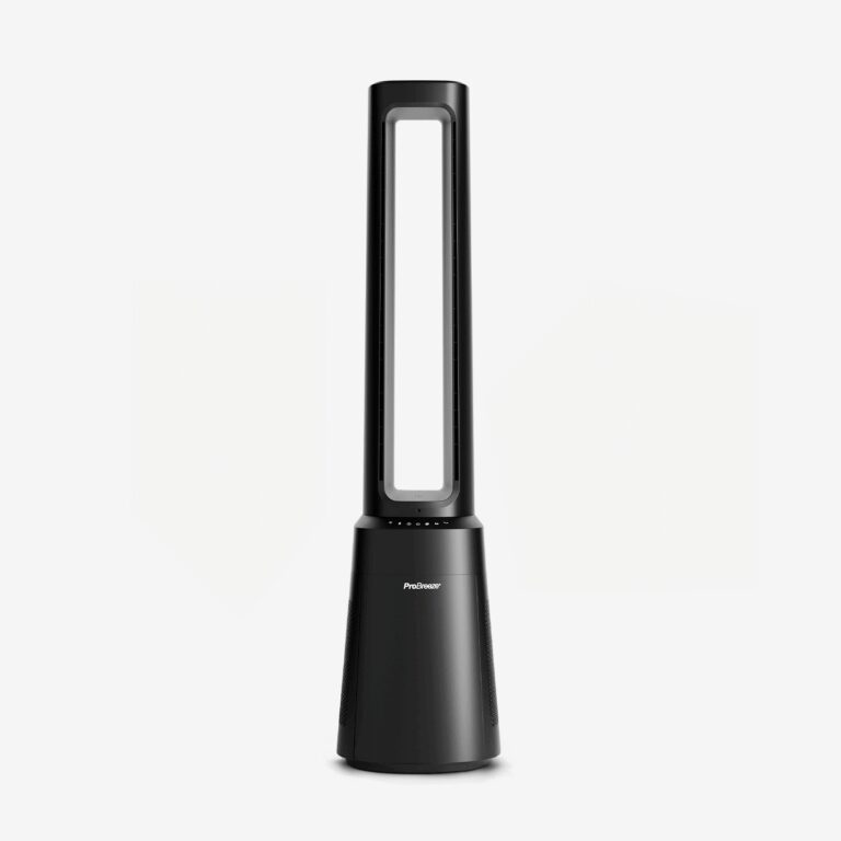 OmniAir 41" Premium-Turmventilator und Luftreiniger ohne Flügel - Schwarz Ventilatoren