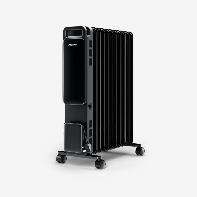 Omniwarm 2500W Öl gefüllt 11 Flossen Öko -Kühlerheizung mit digitalem Display - Schwarz Neujahrsverkauf