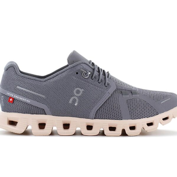 ON Running Cloud 5 - Damen Sneaker Laufschuhe Zinc-Shell 59.98883