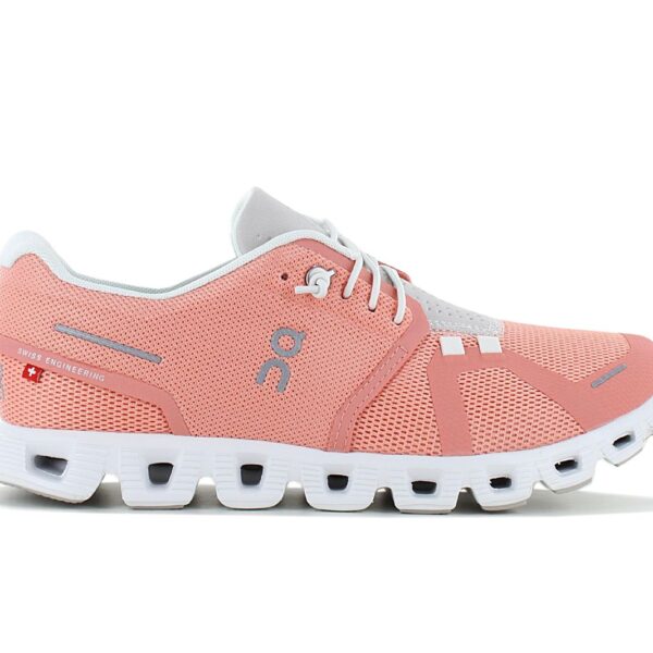 ON Running Cloud 5 - Damen Sneakers Schuhe Flamingo-Pearl 59.97765
