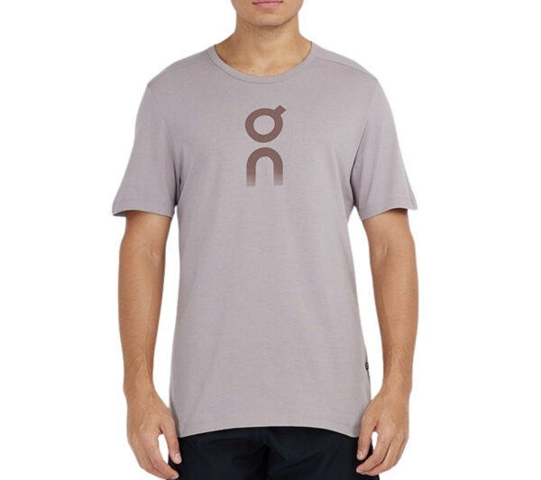 ON Running Graphic T - Herren T-Shirt Baumwolle Grau 1MD10540585