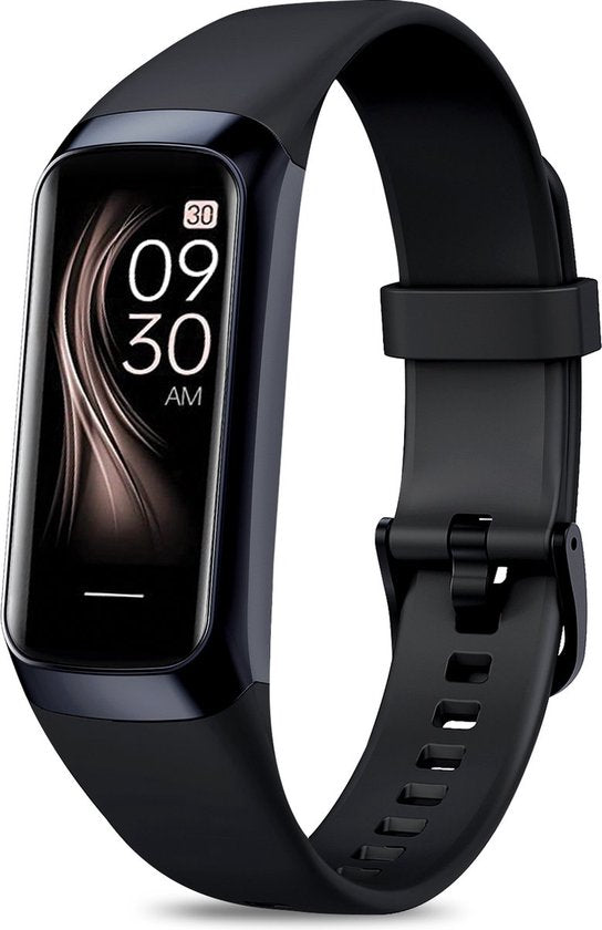 Otiume Activity Tracker HR mit Schrittzähler und Herzfrequenzmesser - Sportuhr - Smartwatch - Schwarz für Frauen