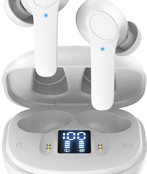 Otiume - Drahtlose Ohrhörer - Bluetooth-Kopfhörer - Drahtlose Ohrhörer - 32 Stunden Spielzeit - Hi-Fi Sound - Weiß Elektronik
