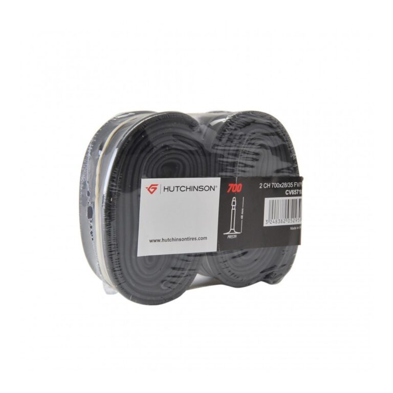 Pack 2 Hutchinson 700x28-35 Ventil Presta 48mm Kammern Radfahren