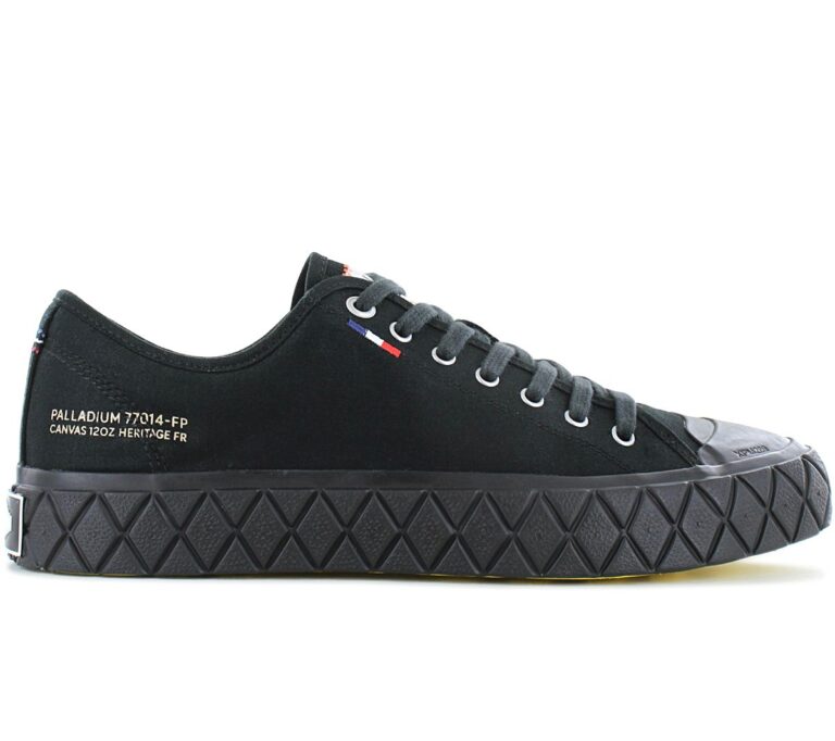 PALLADIUM Palla ACE CVS - Herren Sneakers Schuhe Canvas Schwarz 77014-008-M