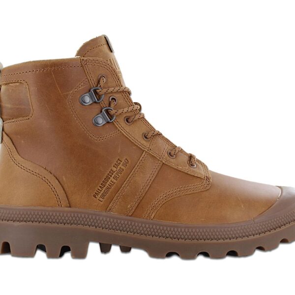 PALLADIUM PallaBrousse Tact Leather - Herren Stiefel Leder Braun 08837-275-M