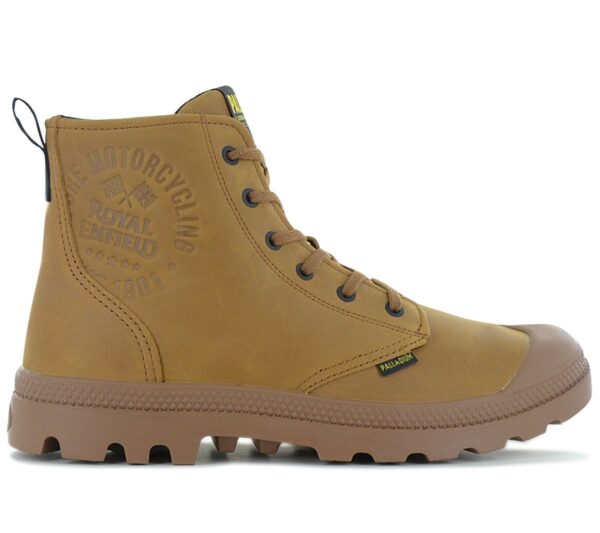 PALLADIUM Pampa Continental Leather - Herren Stiefel Boots Leder Braun 74373-203-M