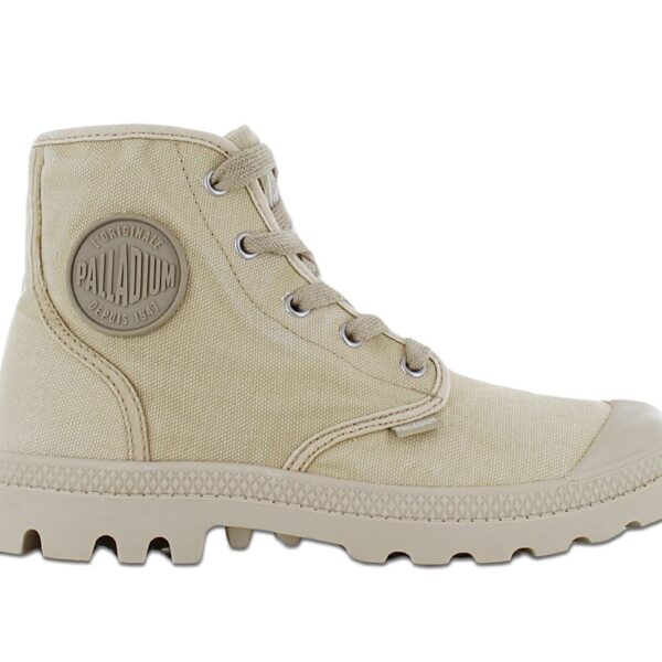 PALLADIUM Pampa Hi (W) - Damen Stiefel Canvas Beige 92352-238-M