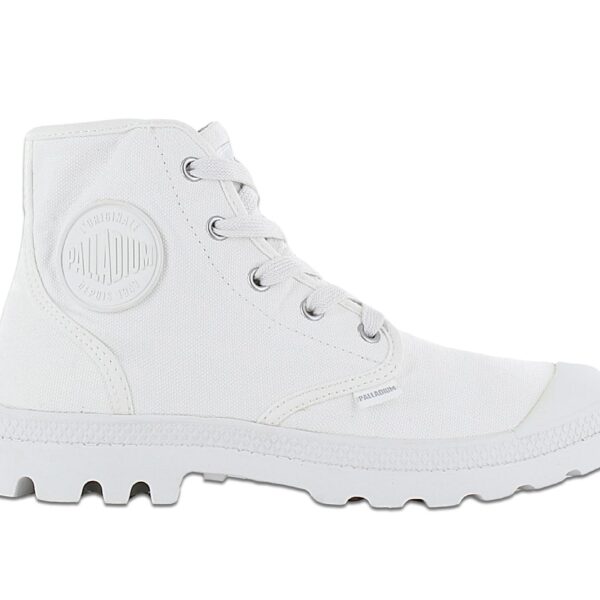 PALLADIUM Pampa Hi (W) - Damen Stiefel Canvas Weiß 92352-116-M