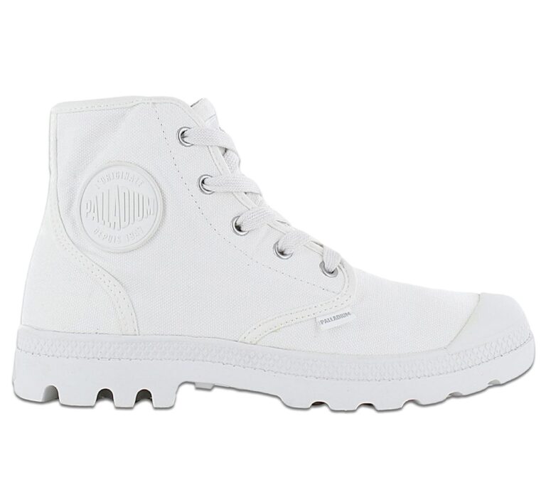 PALLADIUM Pampa Hi (W) - Damen Stiefel Canvas Weiß 92352-116-M