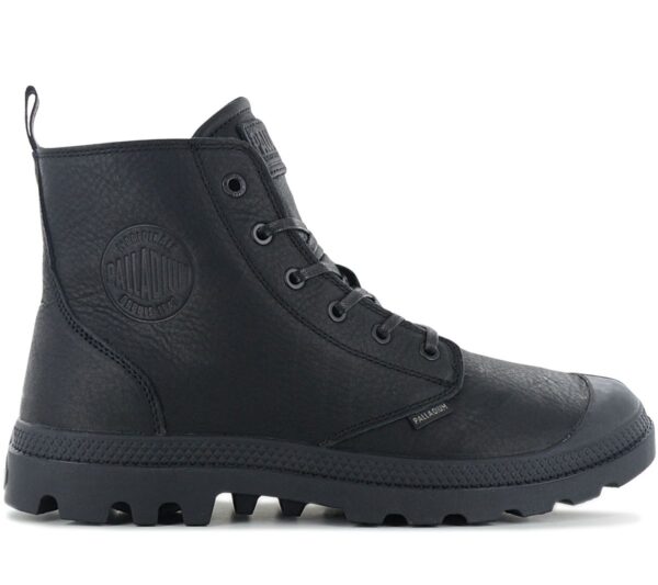 PALLADIUM Pampa Hi Zip Leather ESS - Herren Stiefel Boots Leder Schwarz 76888-008-M