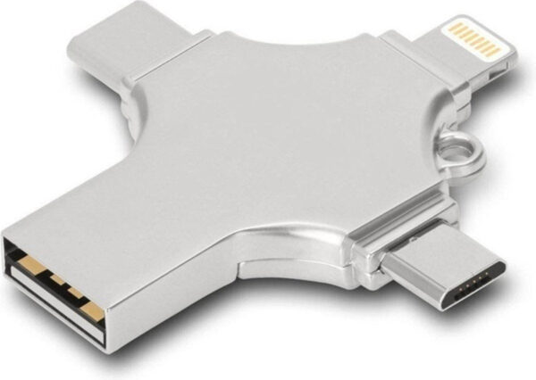 Parya Official - 4-in-1 Flash Drive 32 GB - Vier Seiten Elektronik