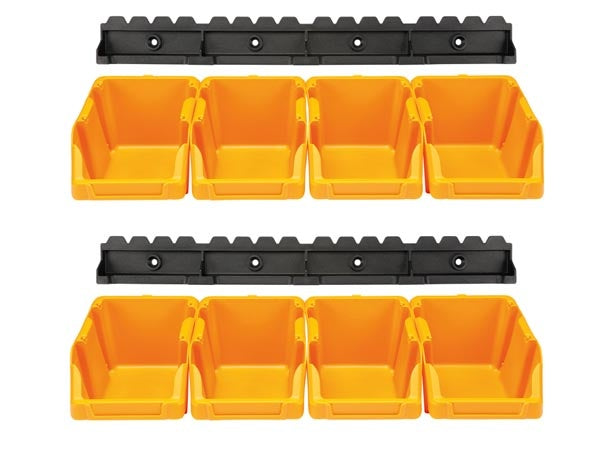 Perel Satz Magazinkästen - 8 St - 103 X 165 X 75 Mm - Gelb Vertaald