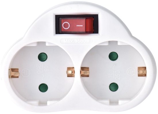 Perel Verteilerstecker mit Schalter