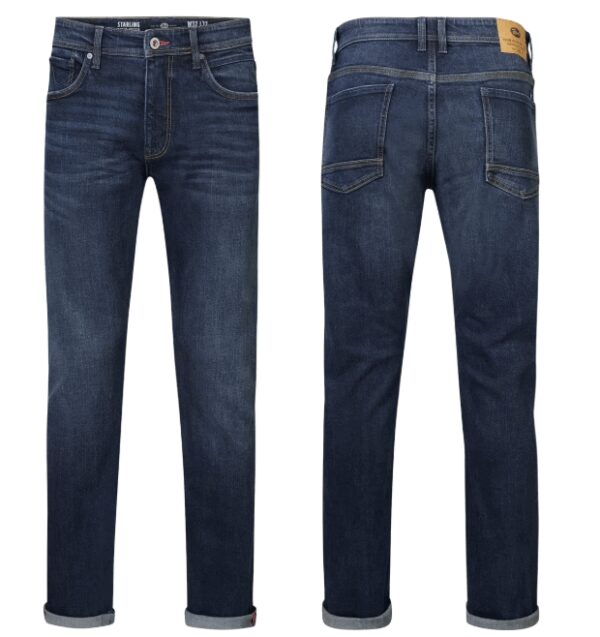 Petrol Industries Santiago Jeans Men - W34 L34 - Farbe: Dark Used Kleidung