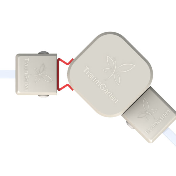 Pfosten-Adapter 135°/ 45° 105 cm Anthrazit