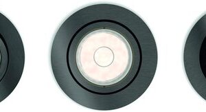Philips Donegal Einbaustrahler - 3-Licht - grau - rund Wohnen & Kochen