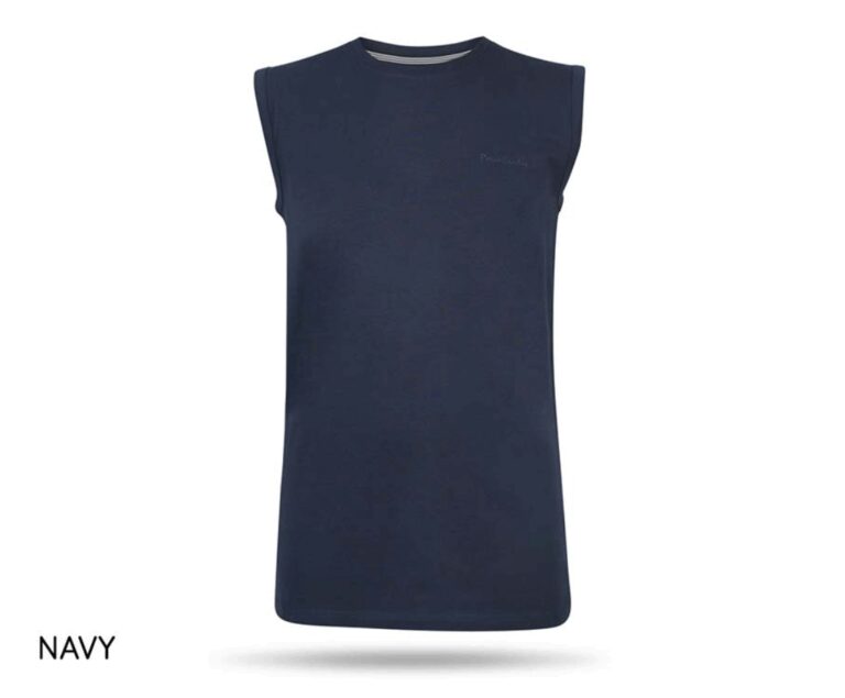 Pierre Cardin Ärmelloses T-Shirt - Marineblau - XL Kleidung