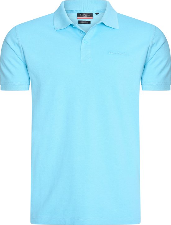 Pierre Cardin - Herren SS Klassisches Polo - Blau - Größe S Kleidung