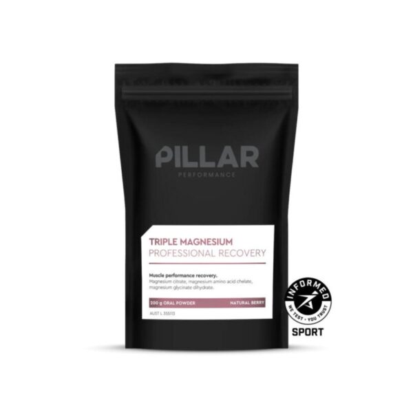 Pillar Performance Dreifach Magnesium Professionell Himbeere 200g (Beutel) Ernährung
