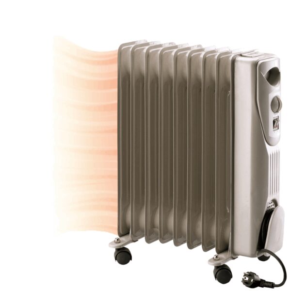 Plein Air Elektro-Ã–lradiator ERC2-2009 - 9 Heizelemente - 2000 W - bis zu 20 mÂ² - Einstellbarer Raumthermostat Wohnen & Kochen