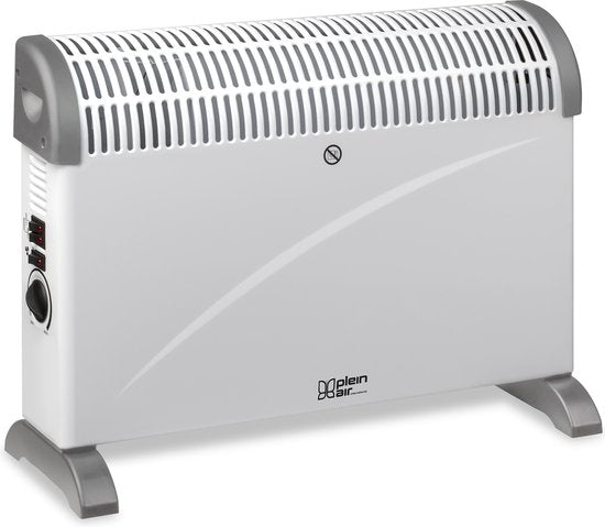 Plein Air Elektroheizgerät TCT-2000 - 750/1500/2000 W - einstellbarer Thermostat - Weiß Wohnen & Kochen