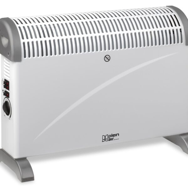 Plein Air Elektroheizgerät TCT-2000 | 750/1500/2000W | Innenbereich | Badezimmer | Einstellbarer Thermostat | Weiß | 25m² Wohnen & Kochen