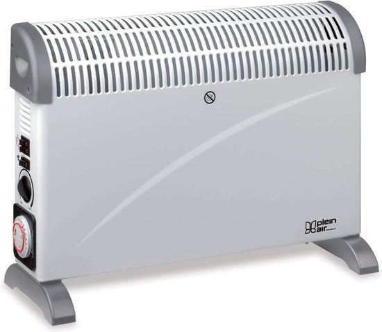 Plein Air Konvektor-Heizung TC-T24 - 3 Heizstufen - 2000W - bis zu 20m² - einstellbarer Thermostat Wohnen & Kochen