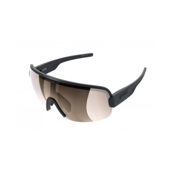 POC Aim-Brille mit schwarzen und braunen Gläsern Fahrradbrillen