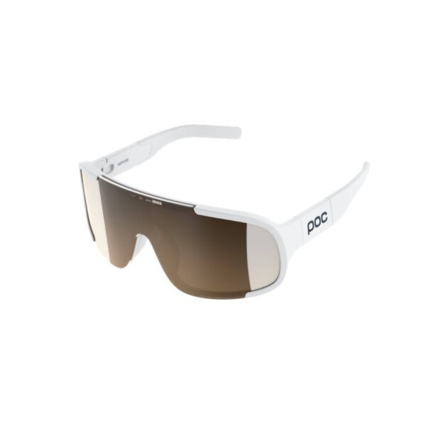 POC Aspire Brillen Cat. 2 Weiß Goldene Linse Fahrradbrillen