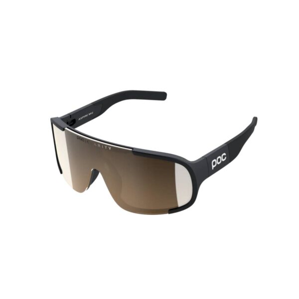 POC Aspire Mid Brille Schwarz Braun Linse Fahrradbrillen