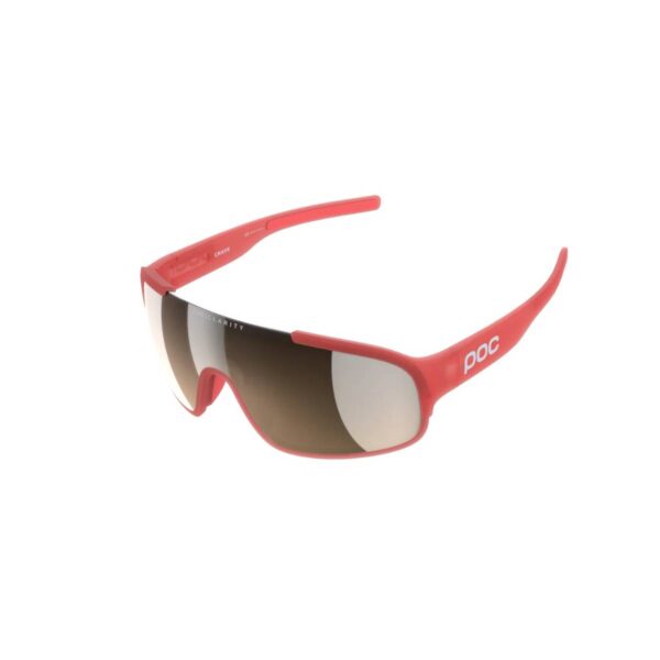 POC Crave Brille Rotbraune Gläser Fahrradbrillen