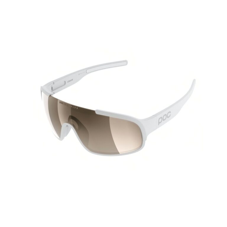 POC Crave White Brille mit silberner Linse Fahrradbrillen