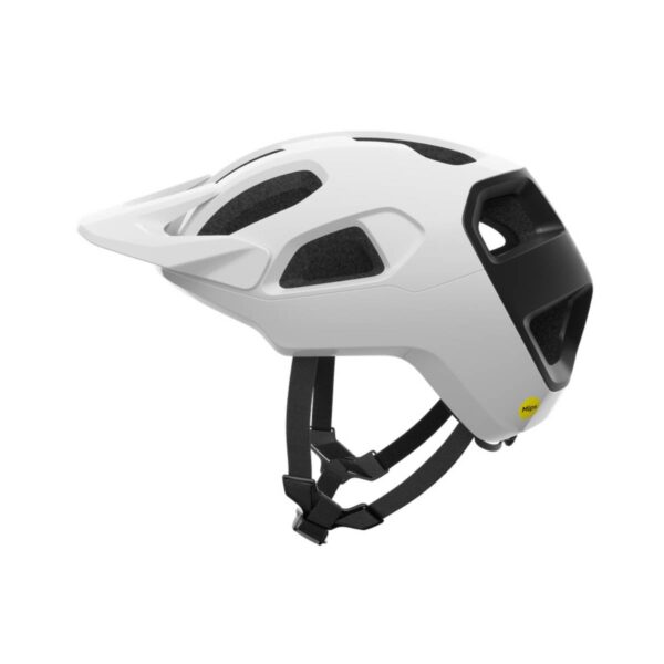 POC Cularis Helm Weiß Matt Schwarz