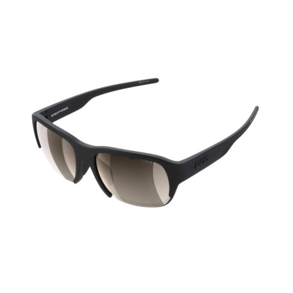 POC Define Schwarze Brille mit Braunen Gläsern Laufbrillen