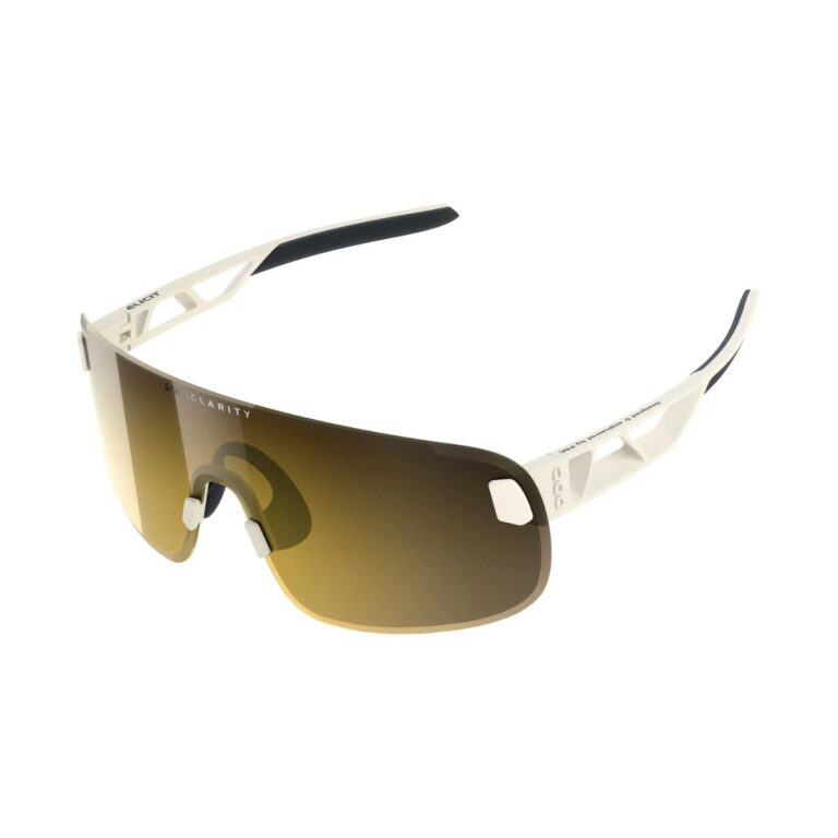 POC Elicit Weiß Goldene Gläser Brille Fahrradbrillen