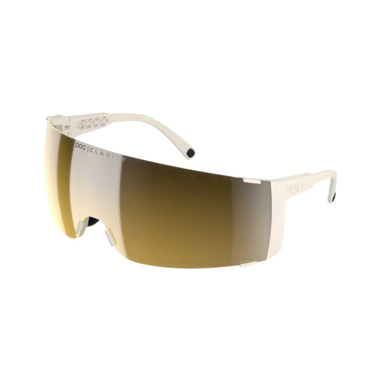 POC Propel Cat.3 Brille Weiß mit Goldglas Fahrradbrillen
