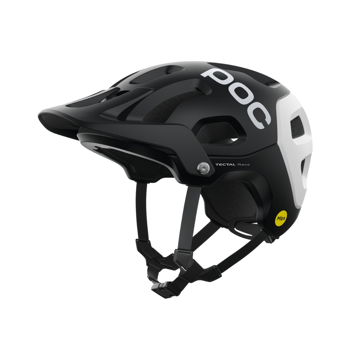 POC Tectal Race MTB Mips Helm Schwarz Weiß POC Tectal Race MTB Mips Helm Schwarz Weiß