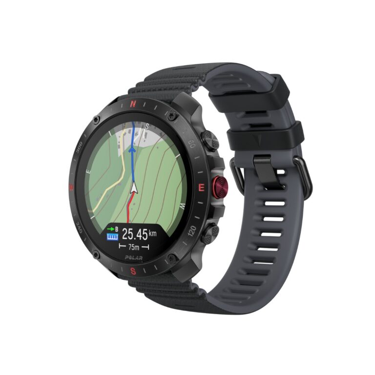 Polar Grit X2 Pro Schwarze Uhr Laufen