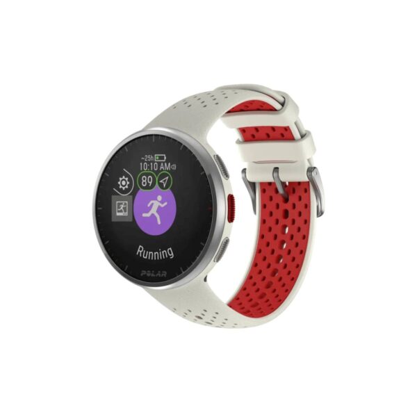 Polar Pacer Pro Weiß Rot Schwimmen