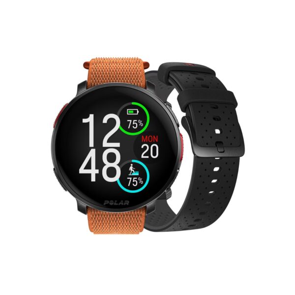 Polar Vantage V3 Hook & Loop Uhr Schwarz Orange Startseite