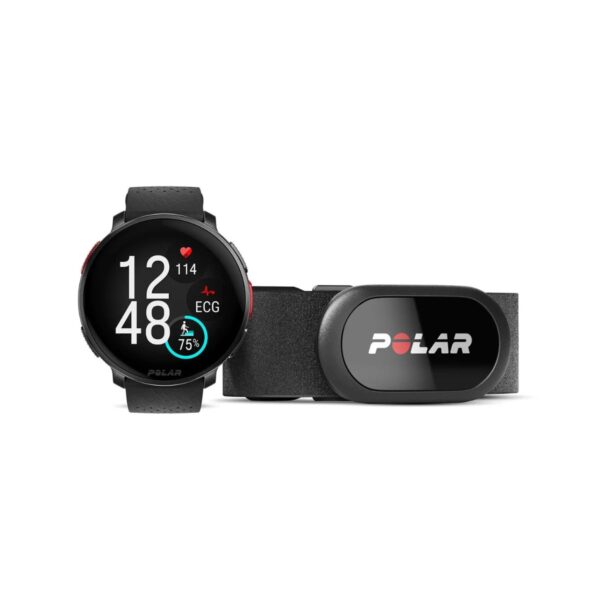 Polar Vantage V3 schwarze Uhr + Polar H10 Herzfrequenzsensor