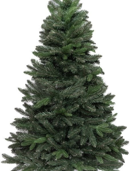 PristinePine Batis - Voller künstlicher Weihnachtsbaum 180 cm (PE + PVC) - Stabiler Weihnachtsbaum - Metallsockel - Schnell aufgestellt - 538 Zweige - 30 Jahre Weihnachten