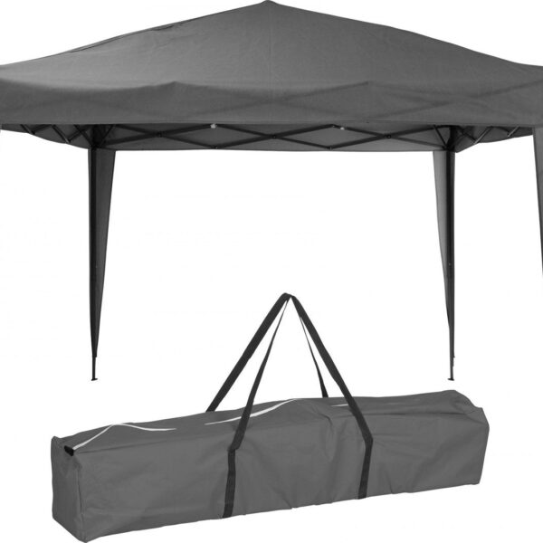 Pro Garten Party Zelt Easy Up 300 X 300 X 245 Polyester Anthrazit Haus & Garten