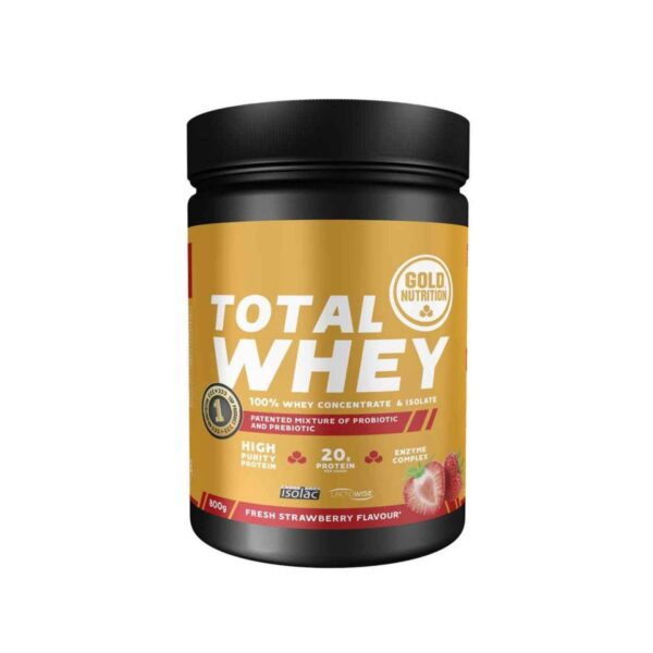 Protein GoldNutrition Total Whey Erdbeere 800g Ernährung