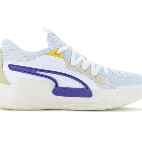 Puma Court Rider Chaos Slash - Herren Sneakers Basketball Schuhe Weiß 378052-05