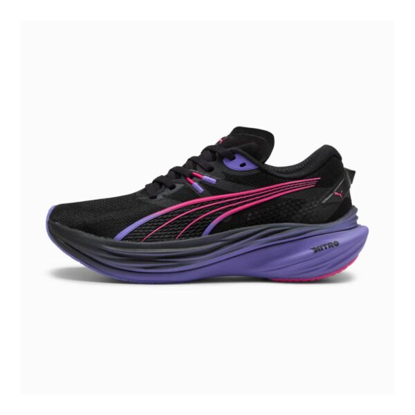 Puma Deviate NITRO 3 DIGITOKYO Schwarz Lila AW25 Damen Schuhe