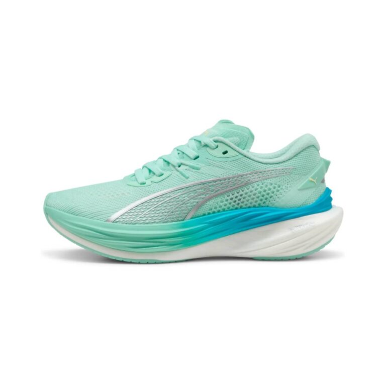 Puma Deviate Nitro 3 Grün Blau AW25 Damen-Schuhe