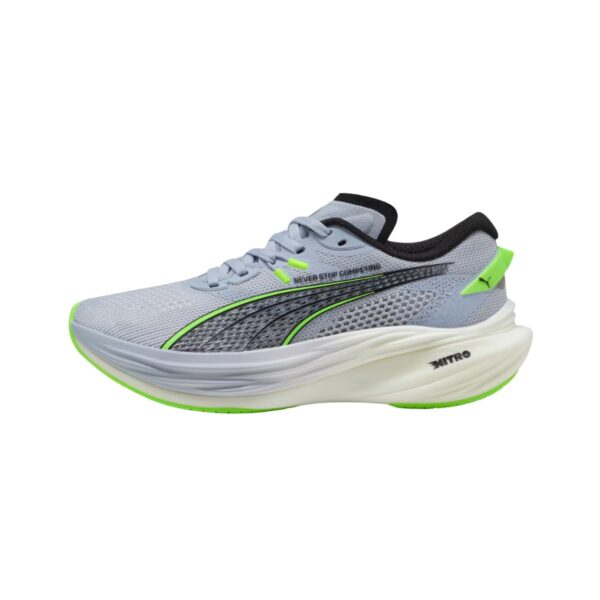 Puma Deviate Nitro 3 Hyrox Schuhe Grau Grün SS25 Damen